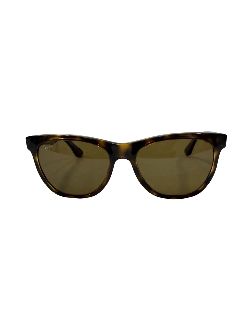 Women Ray-Ban polarized Tortoiseshell Frame with Green Lenses Men's Sunglasses